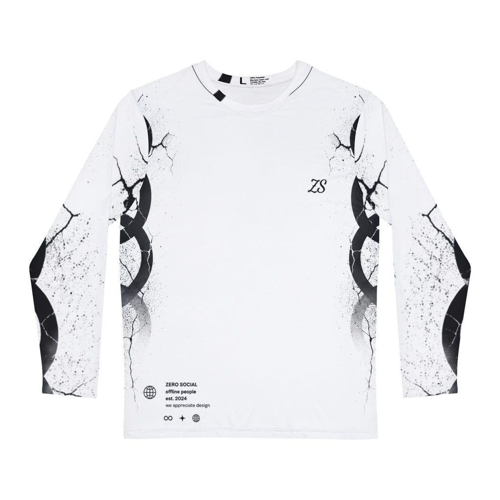 ZEROSOCIAL — Disconnect Longsleeve WHITE