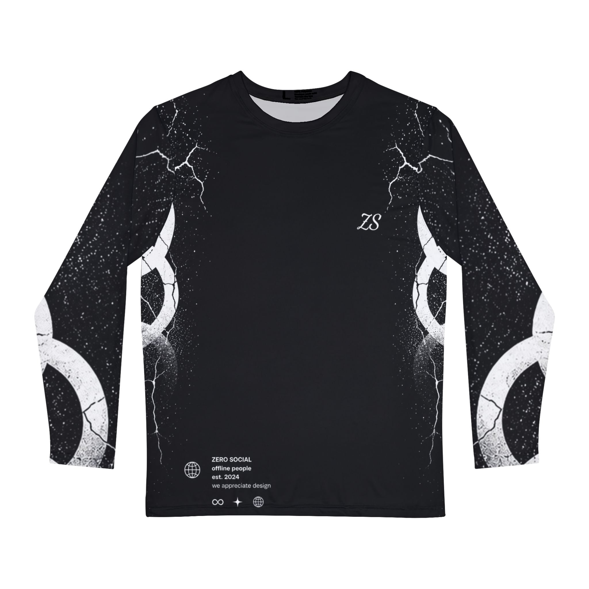 ZEROSOCIAL — Disconnect Longsleeve BLACK