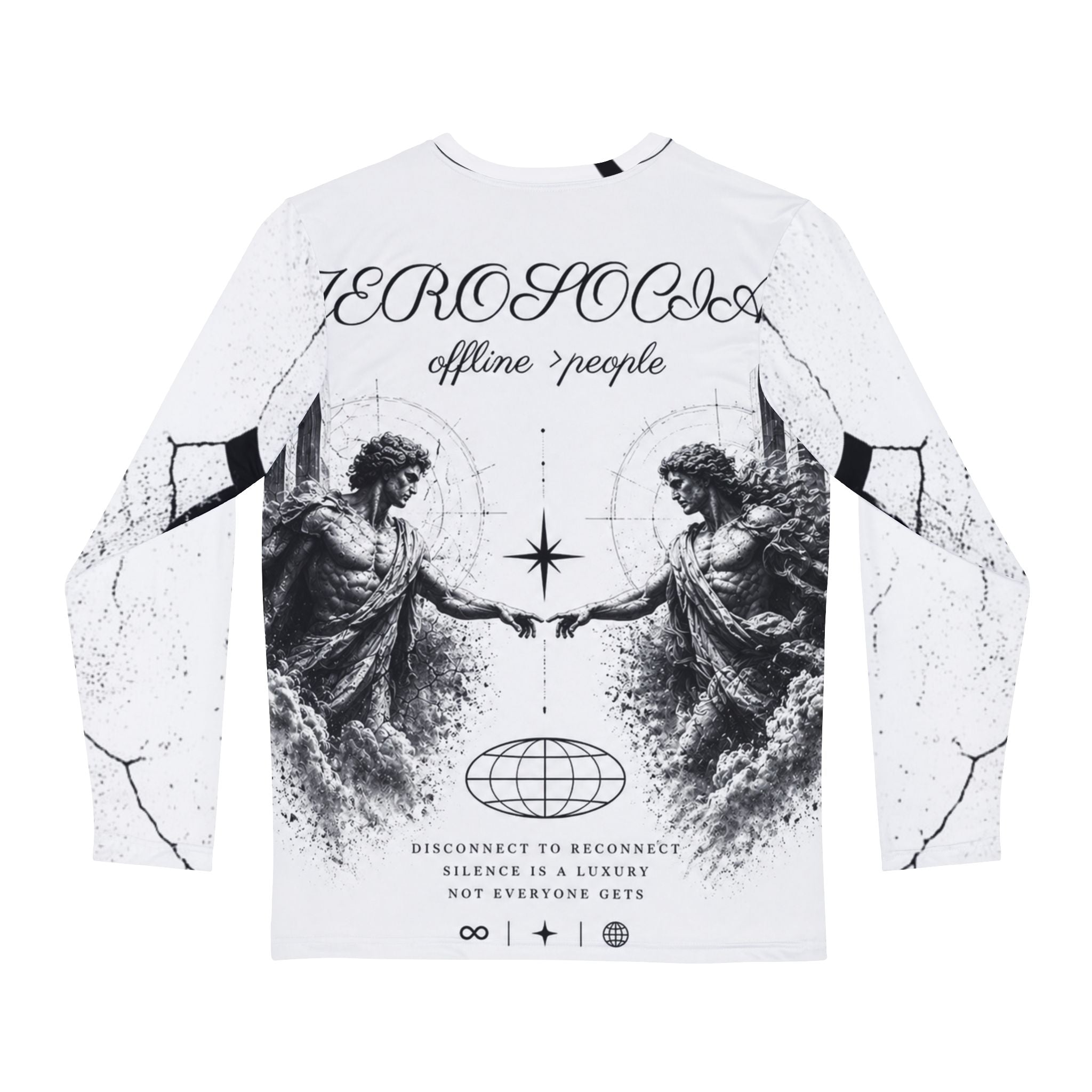 ZEROSOCIAL — Disconnect Longsleeve WHITE
